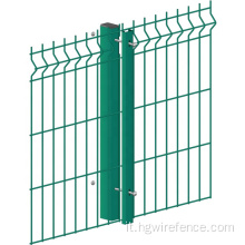 Fence a maglie di filo saldato 4x4 rivestito in PVC